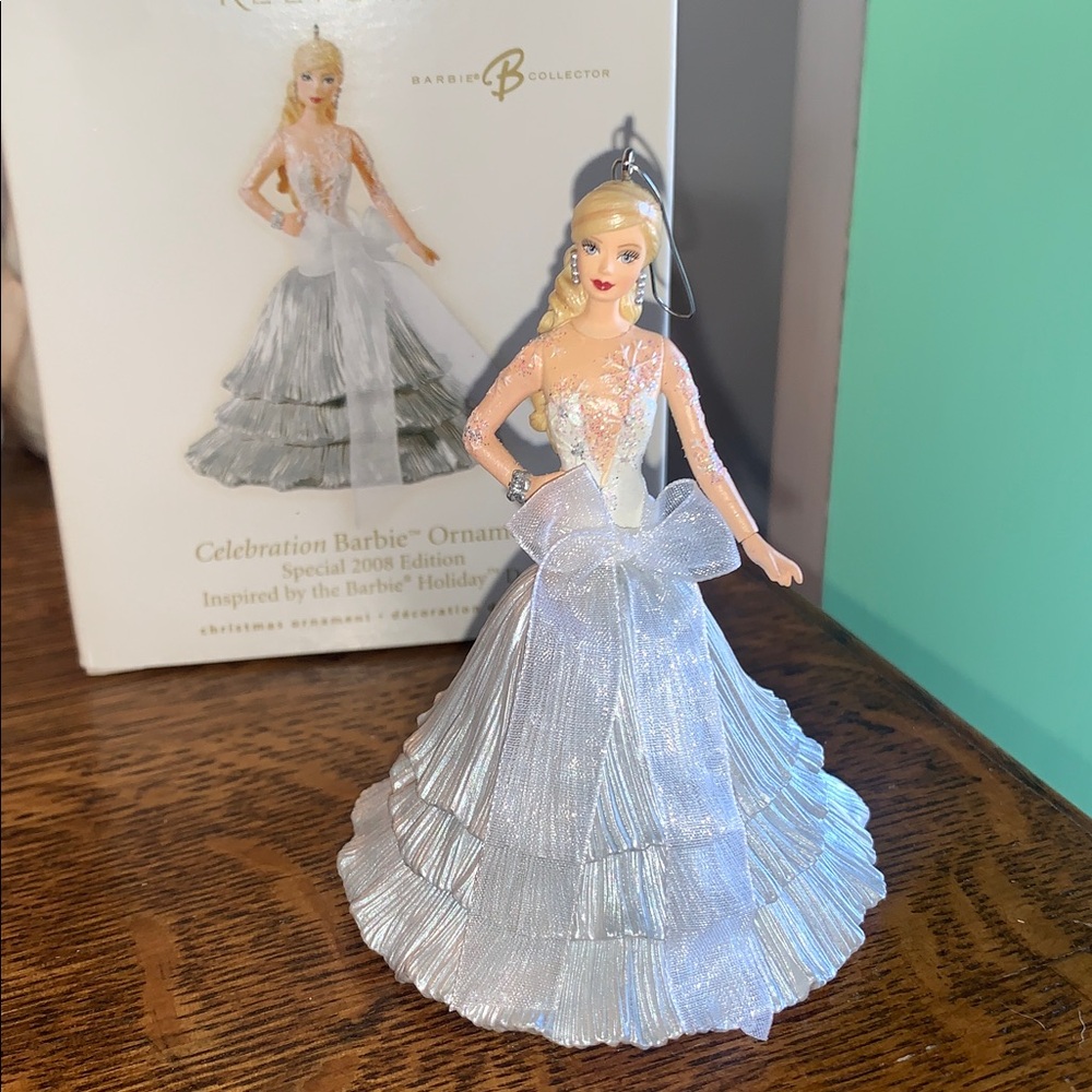 Hallmark Keepsake Special Edition 2008 Celebration Barbie Ornament - Picture 1 of 7